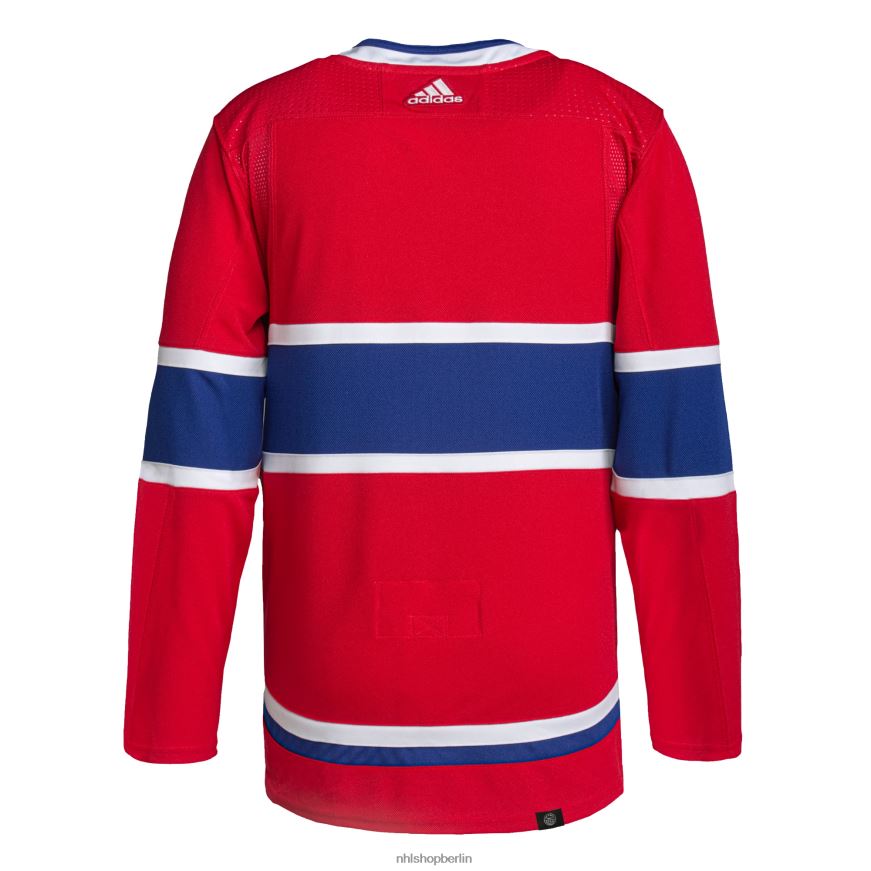 Männer NHL Authentisches Pro-Trikot der Montreal Canadiens adidas rot Home Primegreen Kleidung BF680T2289