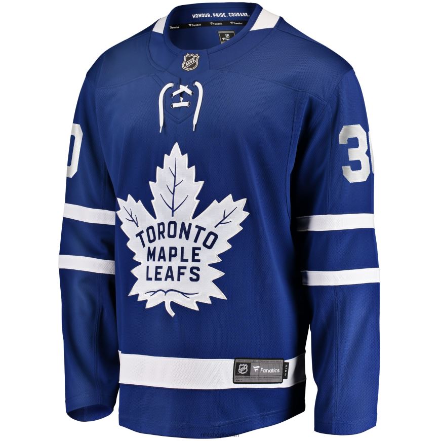 Männer NHL Blaues Abtrünnigen-Heimtrikot der Toronto Maple Leafs mit Matt-Murray-Fanatiker-Logo Kleidung BF680T1323