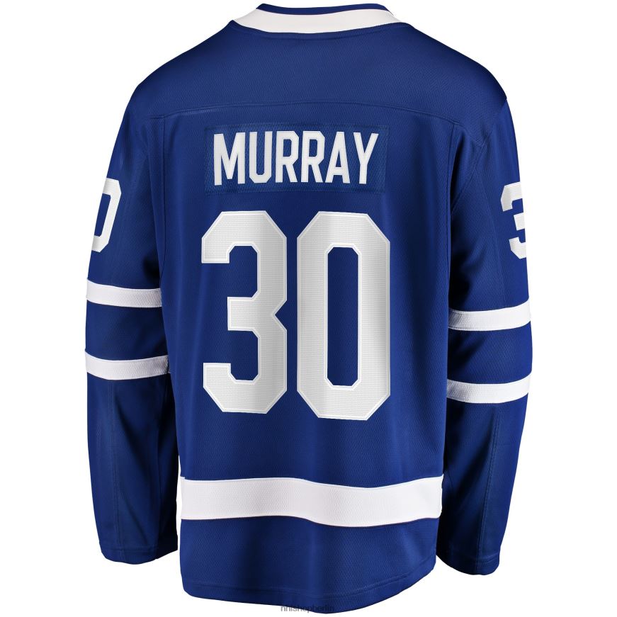 Männer NHL Blaues Abtrünnigen-Heimtrikot der Toronto Maple Leafs mit Matt-Murray-Fanatiker-Logo Kleidung BF680T1323