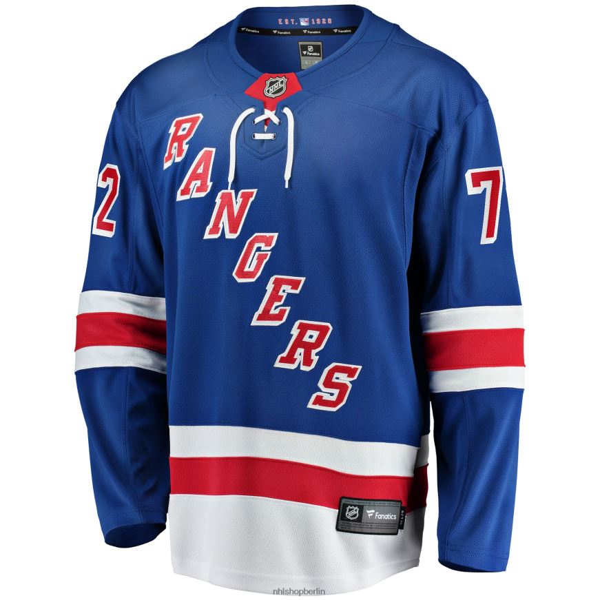 Männer NHL Blaues Breakaway-Heimtrikot der New York Rangers mit Fanatics-Logo von Filip Chytil Kleidung BF680T369