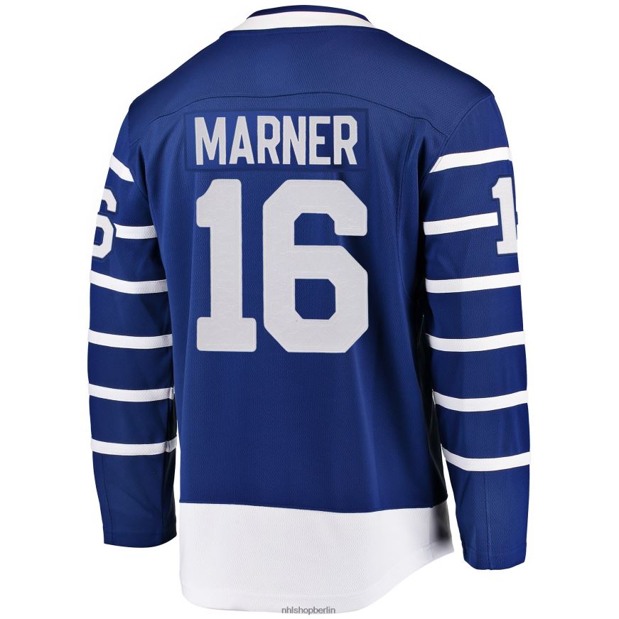 Männer NHL Blaues Breakaway-Spielertrikot mit Fanatics-Logo von Toronto Arenas Mitchell Marner Kleidung BF680T1823