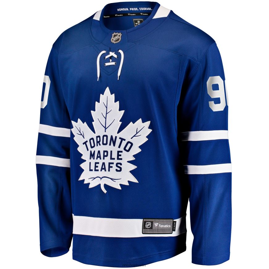 Männer NHL Blaues FB Premier Breakaway-Spielertrikot mit Fanatics-Logo der Toronto Maple Leafs von Ryan O\Reilly Kleidung BF680T1576