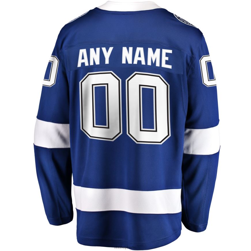 Männer NHL Blaues Home-Breakaway-Trikot der Tampa Bay Lightning Fanatics nach Maß Kleidung BF680T1021