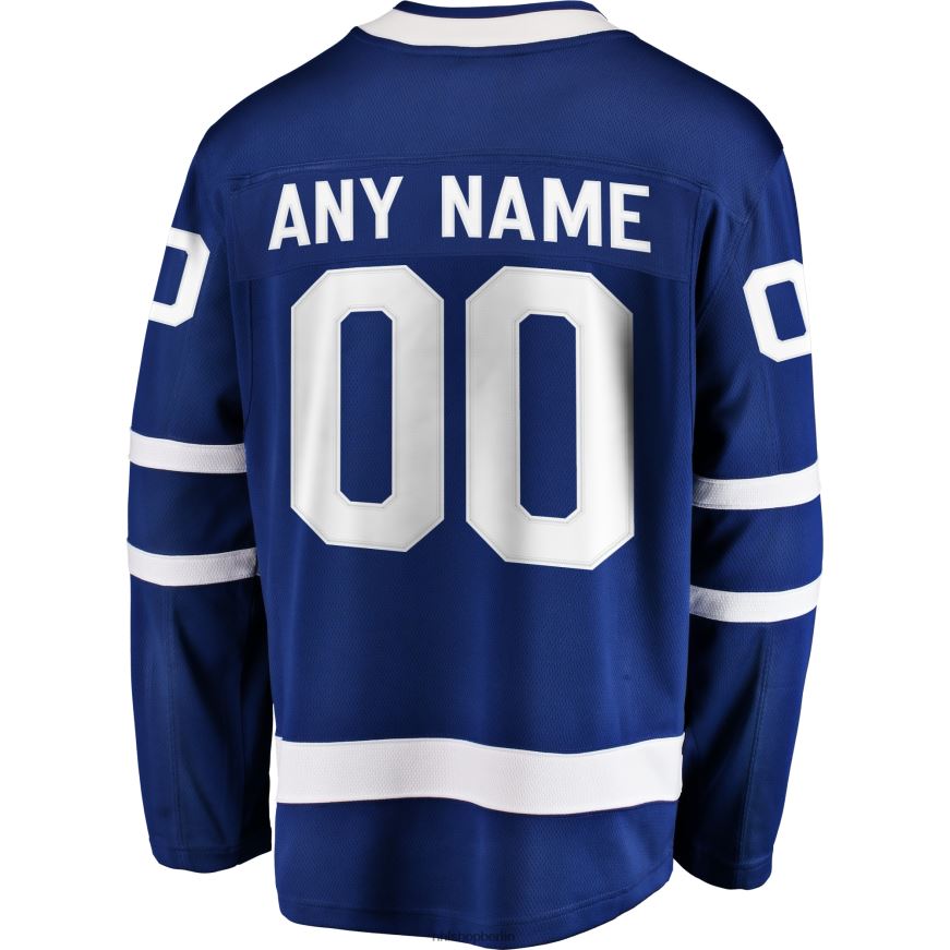 Männer NHL Blaues Home-Breakaway-Trikot der Toronto Maple Leafs mit Fanatics-Logo Kleidung BF680T437