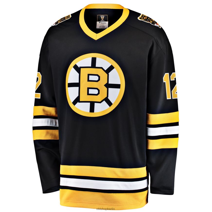 Männer NHL Boston Bruins Adam Oates Fanatics gebrandetes schwarzes Premier Breakaway-Spielertrikot im Ruhestand Kleidung BF680T1096