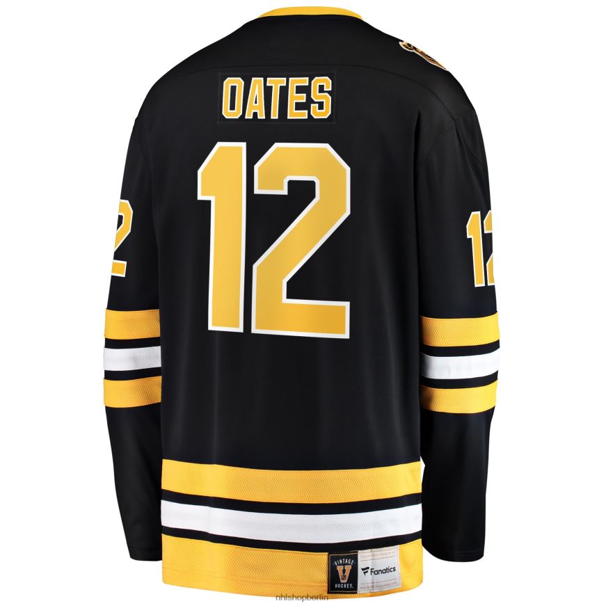 Männer NHL Boston Bruins Adam Oates Fanatics gebrandetes schwarzes Premier Breakaway-Spielertrikot im Ruhestand Kleidung BF680T1096