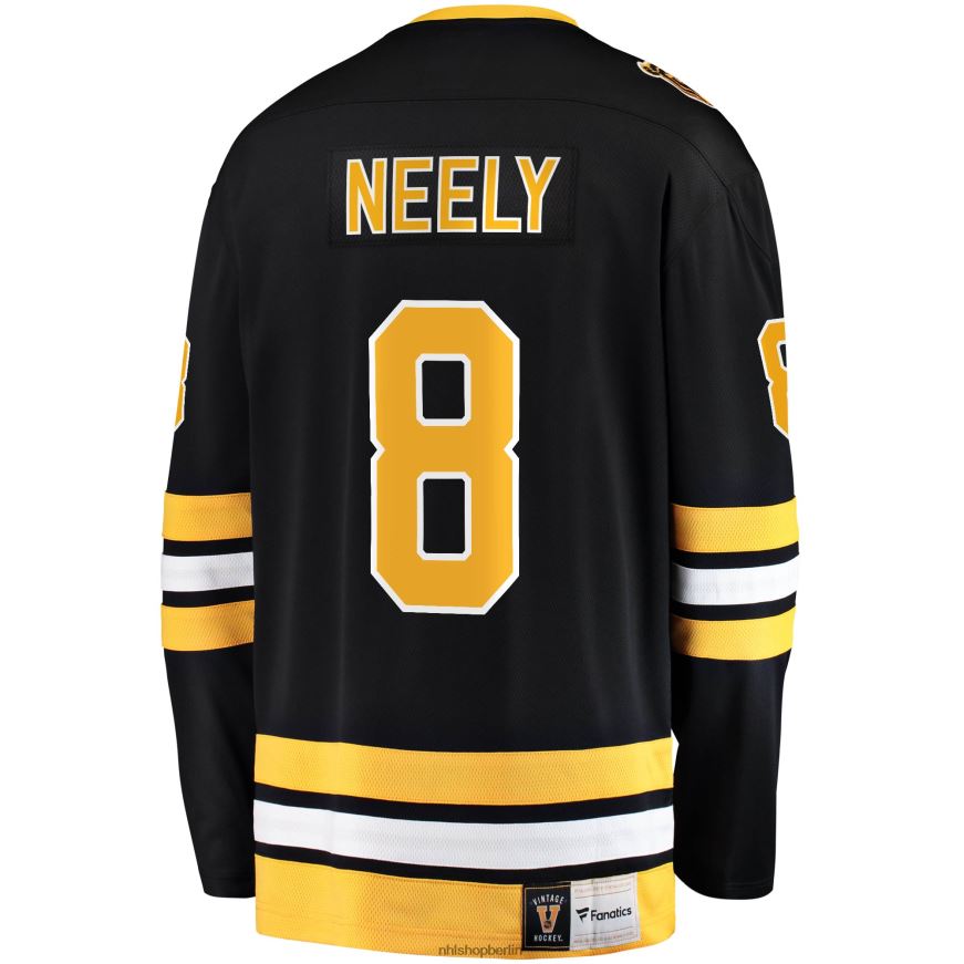 Männer NHL Boston Bruins Cam Neely Fanatics gebrandetes schwarzes Premier Breakaway-Spielertrikot im Ruhestand Kleidung BF680T114