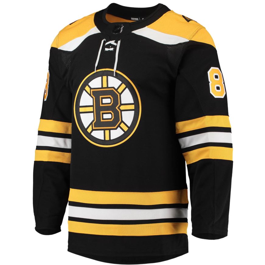 Männer NHL Boston Bruins David Pastrnak Adidas Schwarz Home Primegreen Authentisches Pro-Spieler-Trikot Kleidung BF680T9