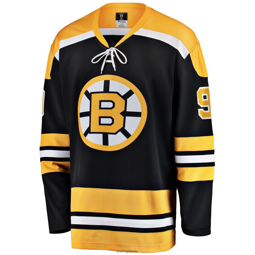 Männer NHL Boston Bruins John Bucyk Fanatics gebrandetes schwarzes Premier Breakaway-Spielertrikot im Ruhestand Kleidung BF680T1241