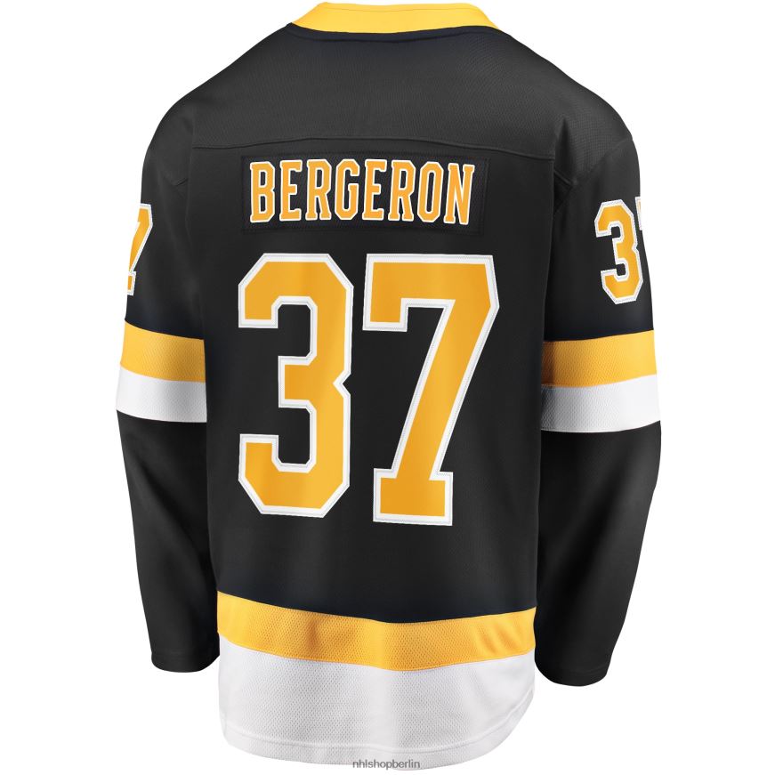 Männer NHL Boston Bruins Patrice Bergeron Fanatics gebrandetes schwarzes Alternative-Premier-Breakaway-Spielertrikot Kleidung BF680T1365