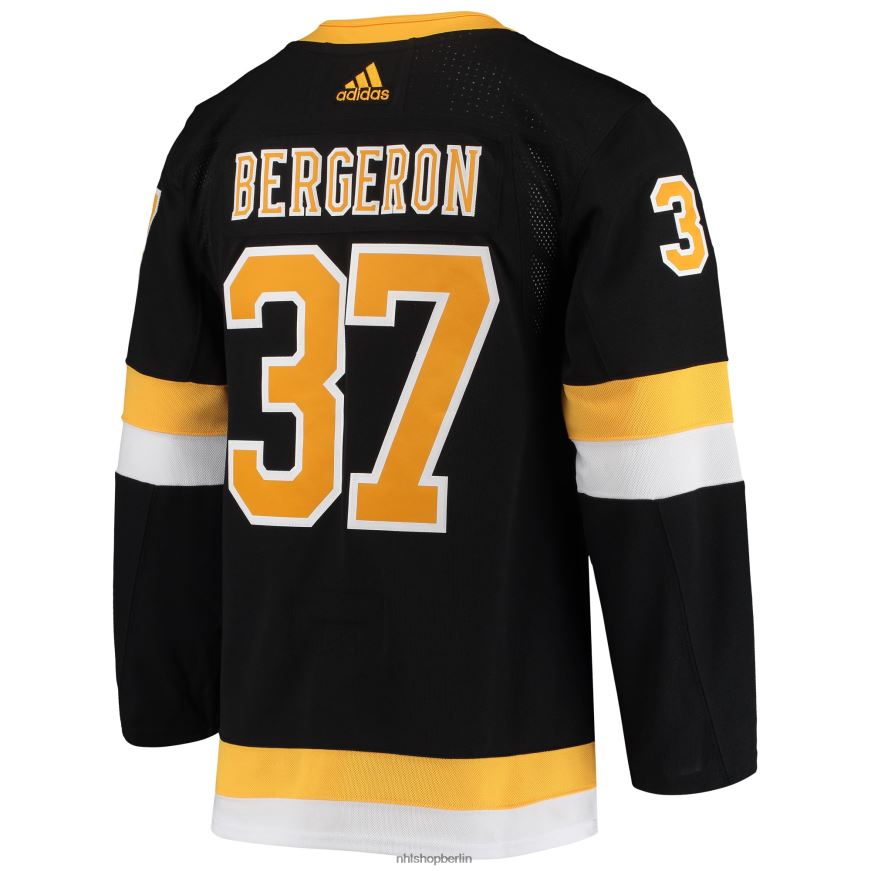 Männer NHL Boston Bruins Patrice Bergeron adidas schwarzes alternatives authentisches Spielertrikot Kleidung BF680T132