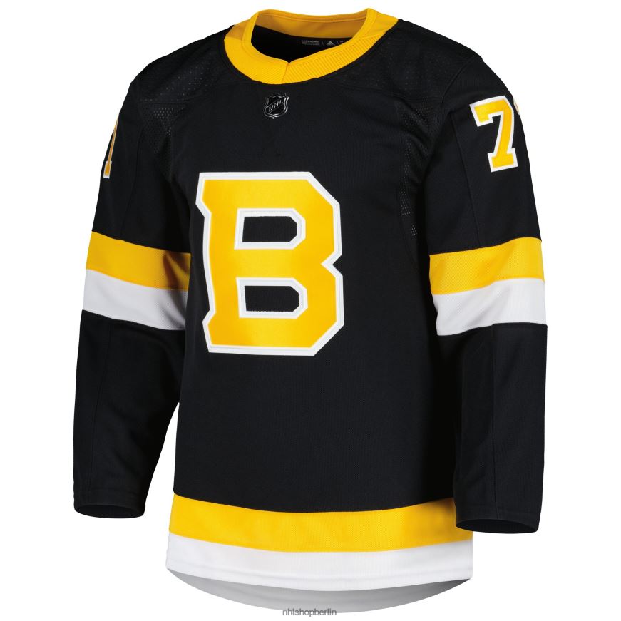 Männer NHL Boston Bruins Taylor Hall Adidas Schwarz Primegreen Authentic Pro Alternate Player Trikot Kleidung BF680T1239