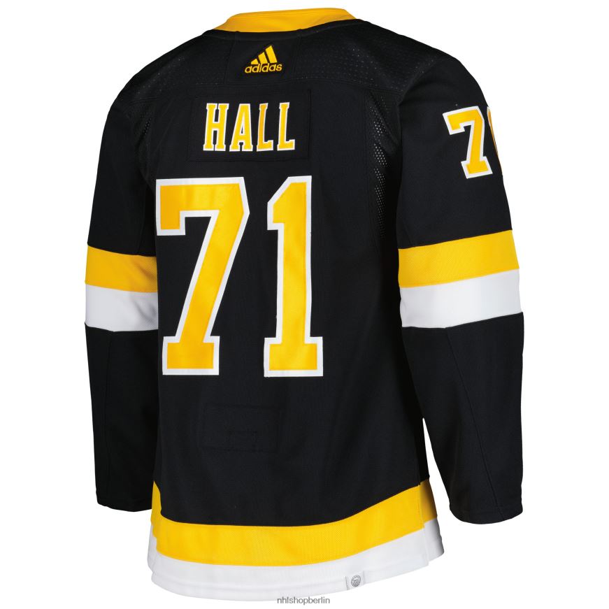 Männer NHL Boston Bruins Taylor Hall Adidas Schwarz Primegreen Authentic Pro Alternate Player Trikot Kleidung BF680T1239