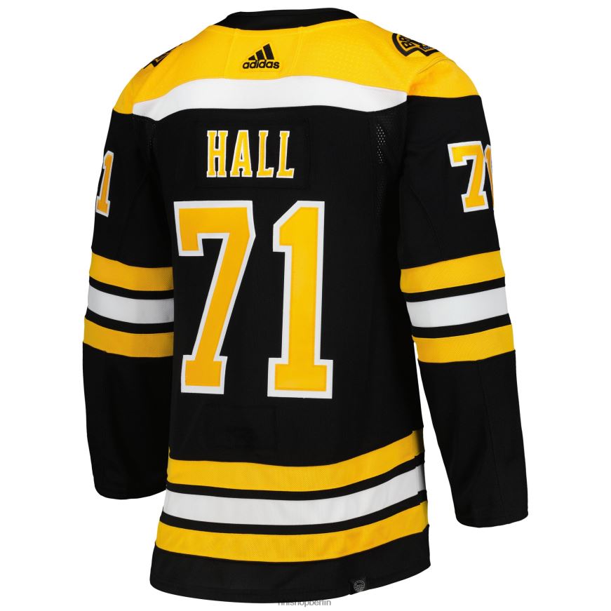 Männer NHL Boston Bruins Taylor Hall Adidas Schwarz Primegreen Authentisches Profi-Heimspielertrikot Kleidung BF680T1103