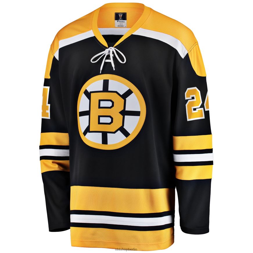 Männer NHL Boston Bruins Terry O\Reilly Fanatics gebrandetes schwarzes Premier Breakaway-Spielertrikot im Ruhestand Kleidung BF680T1615