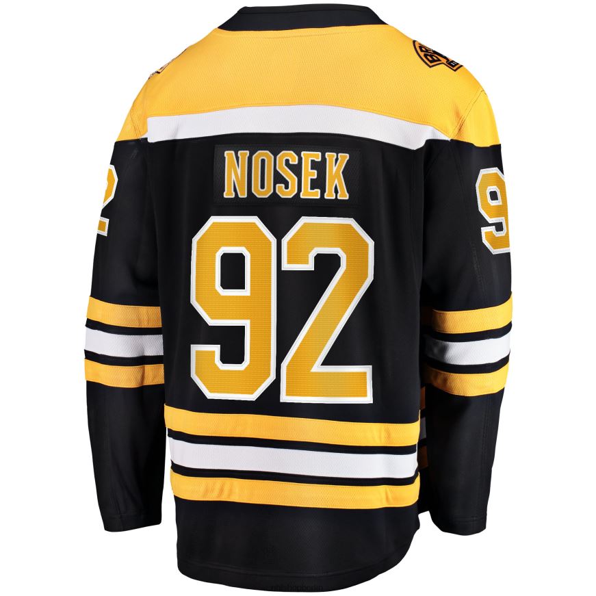 Männer NHL Boston Bruins Tomas Nosek Fanatics-gebrandetes schwarzes Heim-Ausreißer-Spielertrikot Kleidung BF680T2296