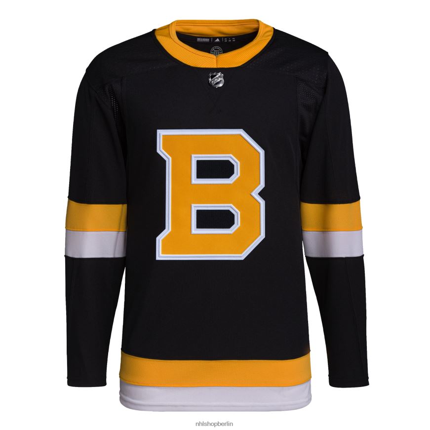 Männer NHL Boston Bruins adidas Black Alternative Primegreen Authentic Pro Trikot Kleidung BF680T1166