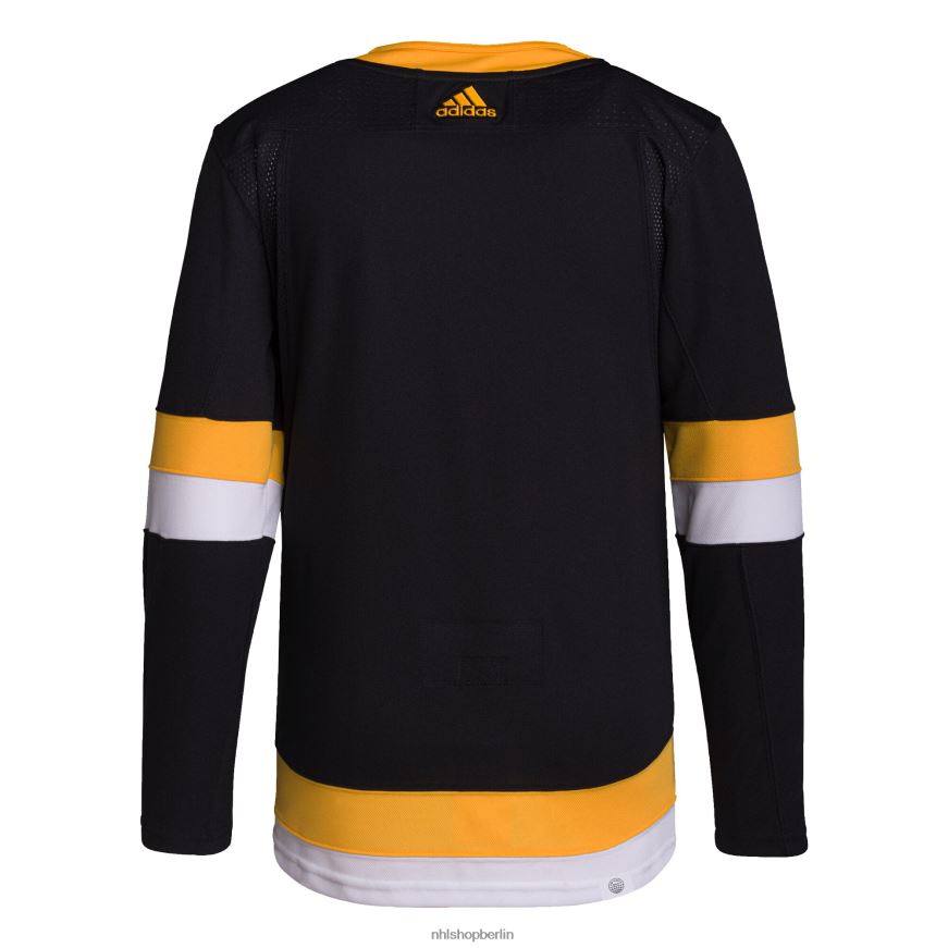 Männer NHL Boston Bruins adidas Black Alternative Primegreen Authentic Pro Trikot Kleidung BF680T1166