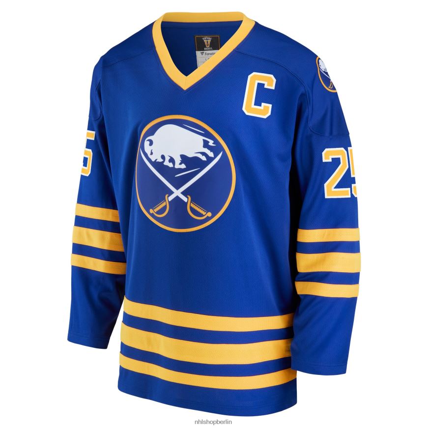 Männer NHL Buffalo Sabres Dave Andreychuk Fanatics Branded Royal Breakaway-Spielertrikot im Ruhestand Kleidung BF680T1047