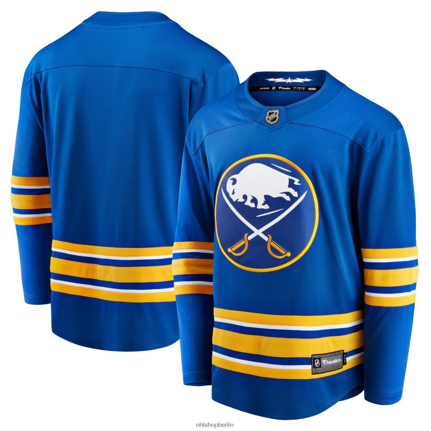 Männer NHL Buffalo Sabres Fanatics Branded Royal 2020/21 Breakaway-Heimtrikot Kleidung BF680T1009