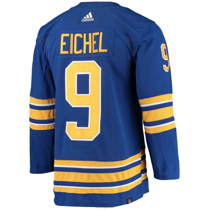 Männer NHL Buffalo Sabres Jack Eichel Adidas Royal Home Captain Patch Primegreen Authentisches Profi-Spielertrikot Kleidung BF680T859