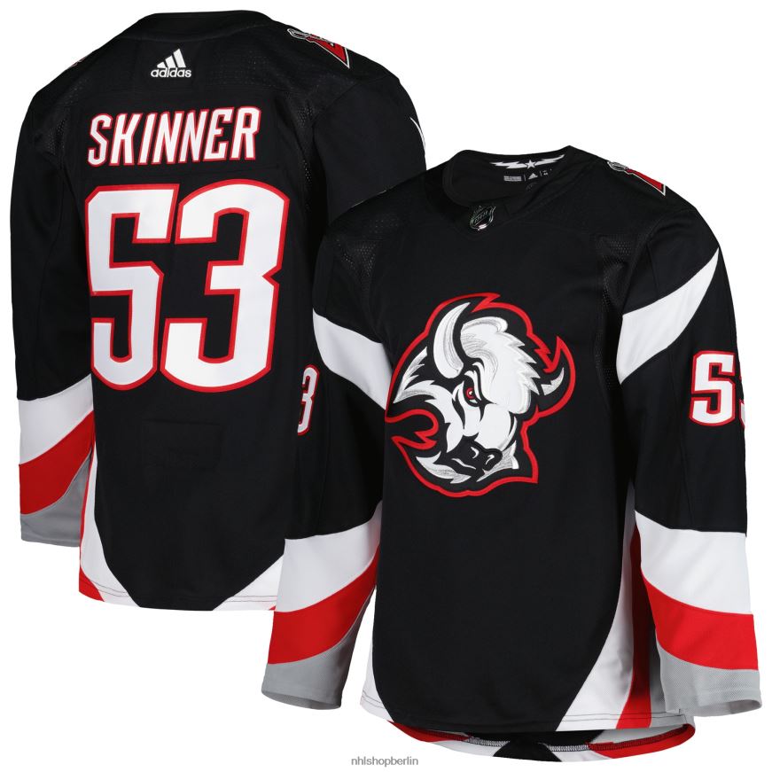 Männer NHL Buffalo Sabres Jeff Skinner Adidas Schwarz Alternative Authentic Pro Primegreen Spielertrikot Kleidung BF680T111