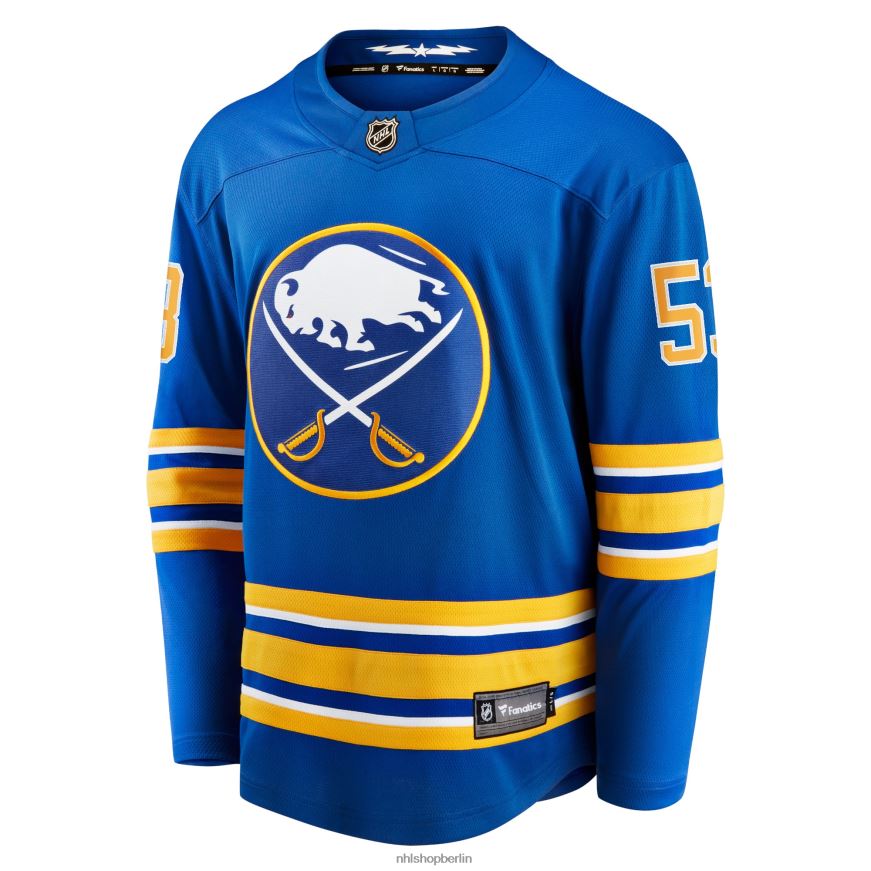 Männer NHL Buffalo Sabres Jeff Skinner Fanatics Branded Royal Home Premier Breakaway-Spielertrikot Kleidung BF680T288