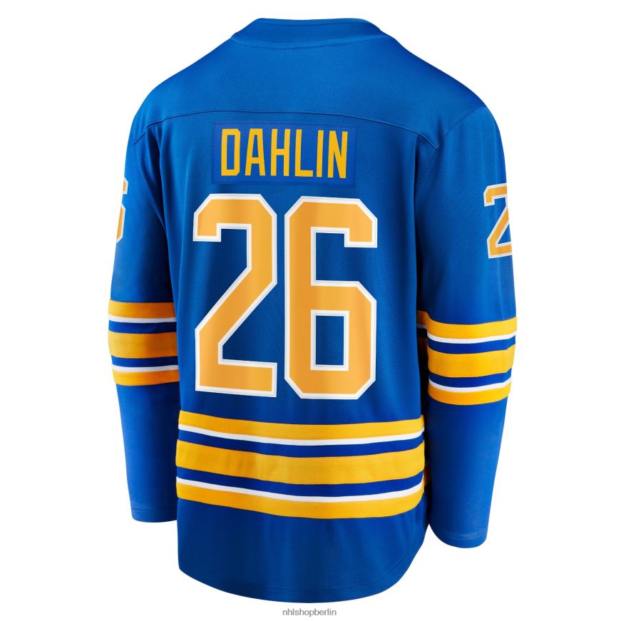 Männer NHL Buffalo Sabres Rasmus Dahlin Fanatics gebrandetes Royal Home Premier Breakaway-Spielertrikot Kleidung BF680T113