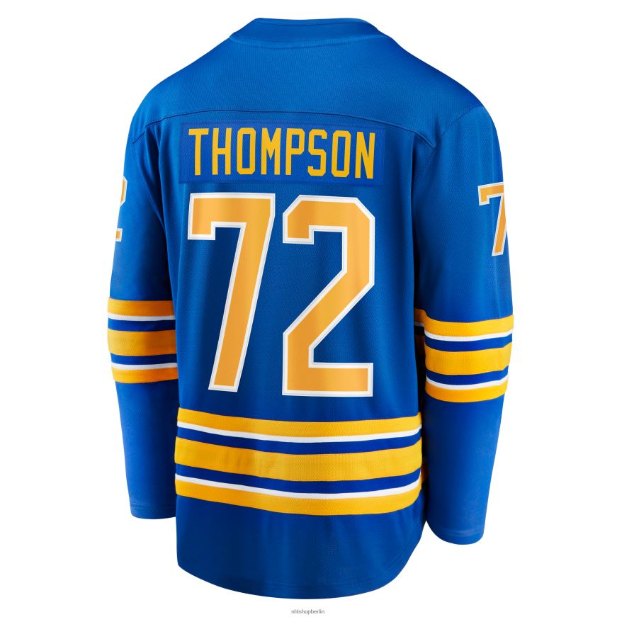 Männer NHL Buffalo Sabres Tage Thompson Fanatics Branded Royal Home Breakaway-Spielertrikot Kleidung BF680T85