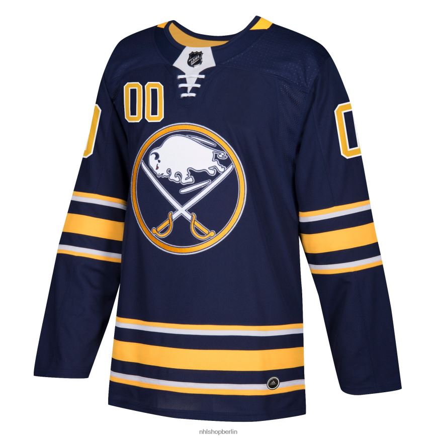 Männer NHL Buffalo Sabres adidas Navy Authentic Custom Trikot Kleidung BF680T382