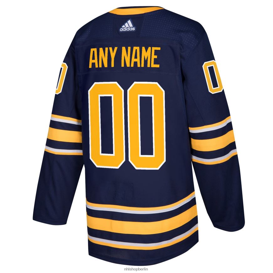 Männer NHL Buffalo Sabres adidas Navy Authentic Custom Trikot Kleidung BF680T382