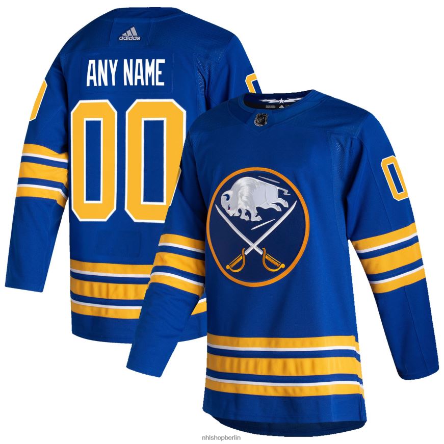 Männer NHL Buffalo Sabres adidas Royal 2020/21 Heimtrikot authentisch individuell gestaltet Kleidung BF680T130