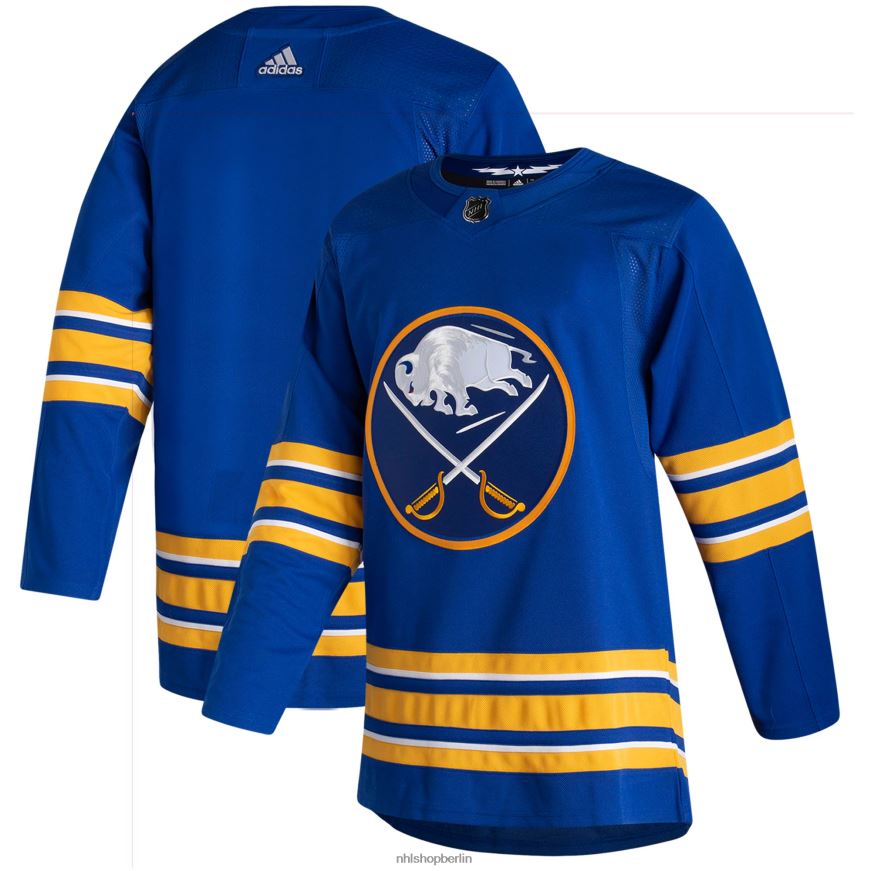 Männer NHL Buffalo Sabres adidas Royal 2020/21 authentisches Heimtrikot Kleidung BF680T556