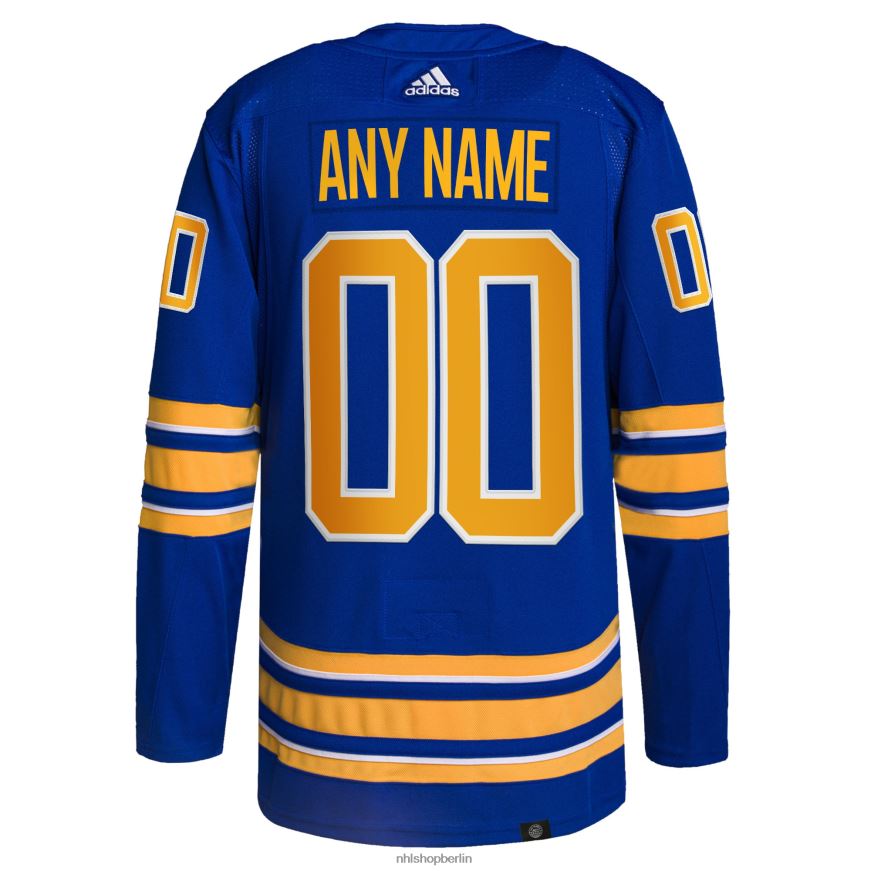 Männer NHL Buffalo Sabres adidas Royal Home Authentic Pro Custom Trikot Kleidung BF680T2104