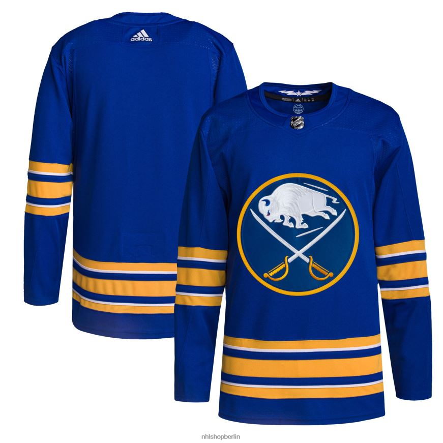 Männer NHL Buffalo Sabres adidas Royal Home authentisches Pro-Trikot Kleidung BF680T906