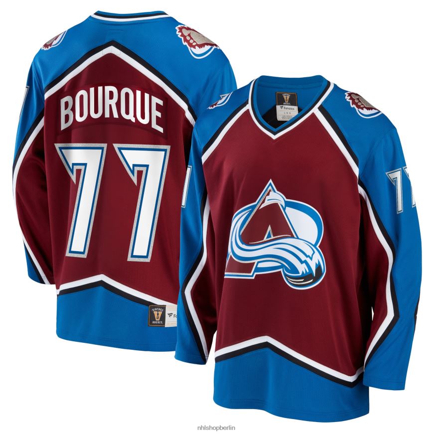 Männer NHL Burgunderfarbenes Breakaway-Spielertrikot der Colorado Avalanche Fanatics im Ruhestand Kleidung BF680T628