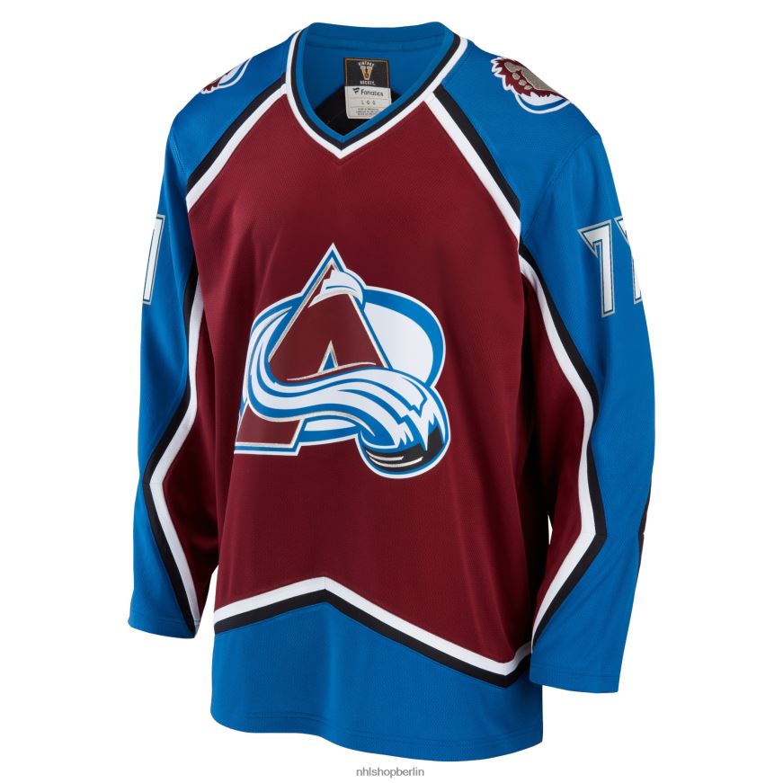 Männer NHL Burgunderfarbenes Breakaway-Spielertrikot der Colorado Avalanche Fanatics im Ruhestand Kleidung BF680T628