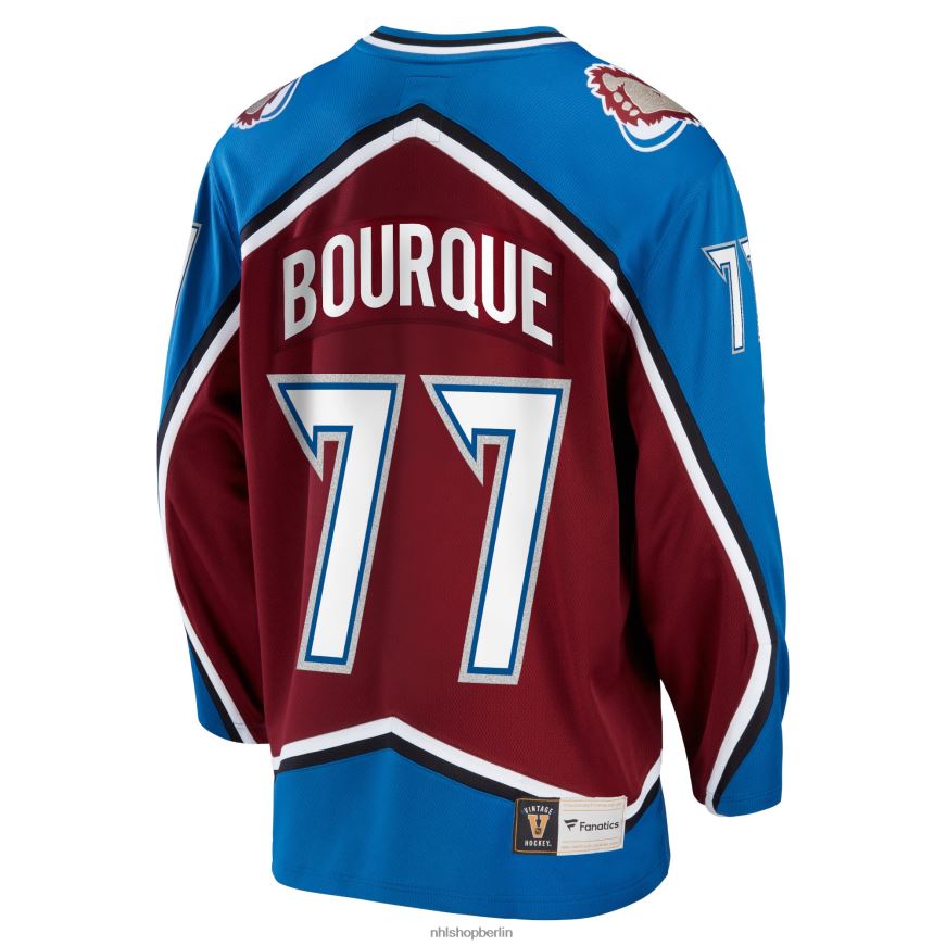 Männer NHL Burgunderfarbenes Breakaway-Spielertrikot der Colorado Avalanche Fanatics im Ruhestand Kleidung BF680T628