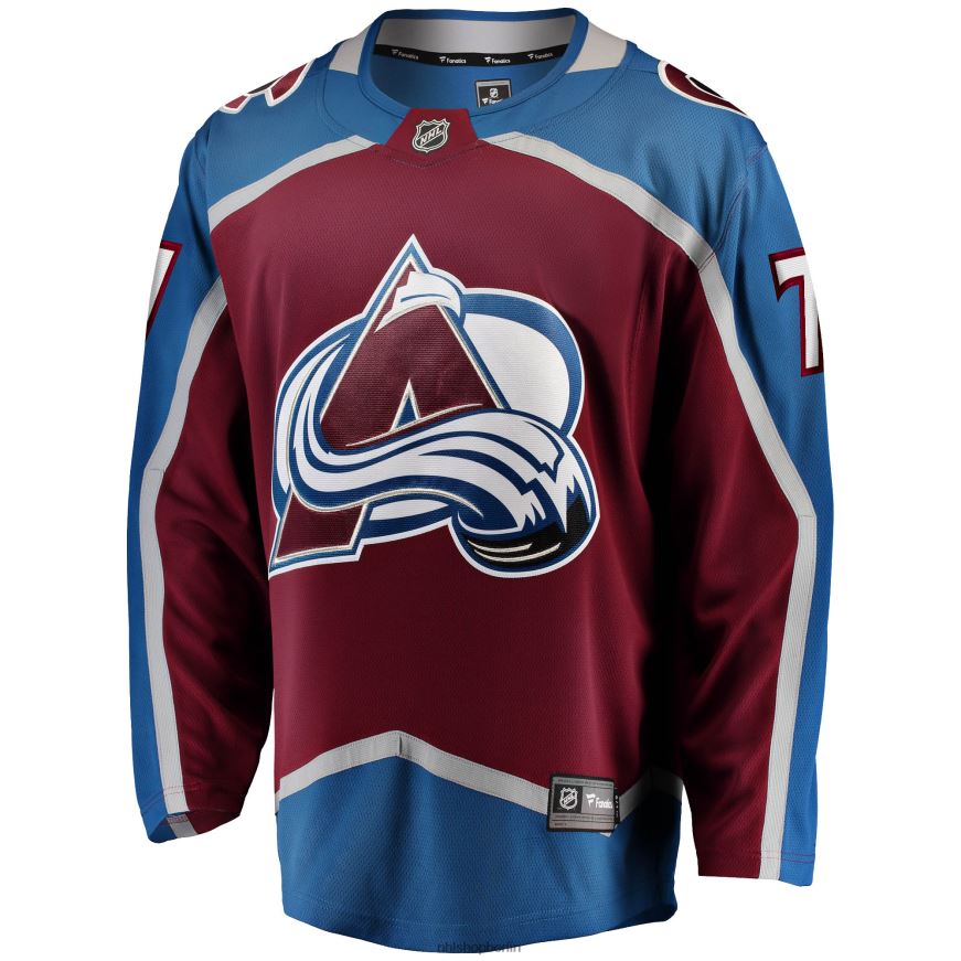 Männer NHL Burgundiges Breakaway-Heimtrikot der Colorado Avalanche Devon Toews mit Fanatics-Logo Kleidung BF680T1056