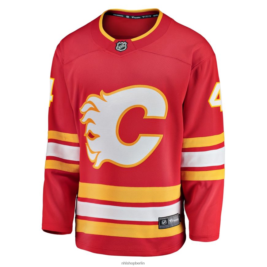 Männer NHL Calgary Flames Rasmus Andersson Fanatics-gebrandetes rotes Heimmannschafts-Abtrünnigen-Spielertrikot Kleidung BF680T1633