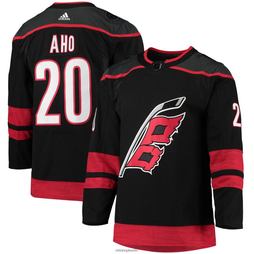 Männer NHL Carolina Hurricanes Sebastian Aho adidas Schwarz Alternative Primegreen authentisches Pro-Spieler-Trikot Kleidung BF680T116