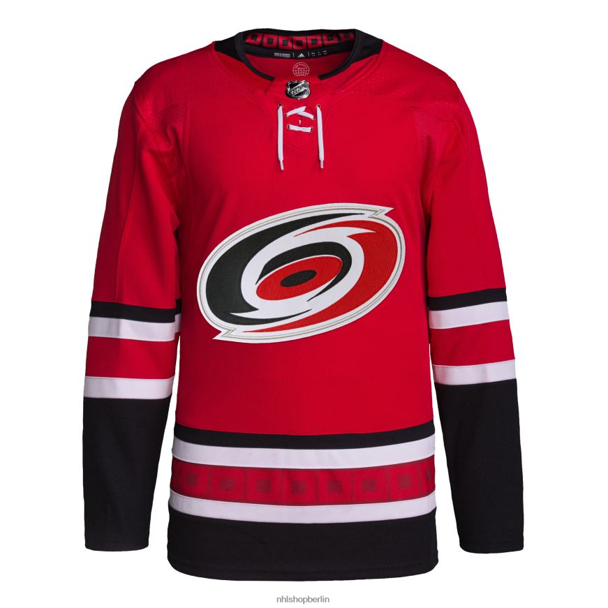 Männer NHL Carolina Hurricanes adidas Red Home Primegreen authentisches Pro-Trikot Kleidung BF680T1414