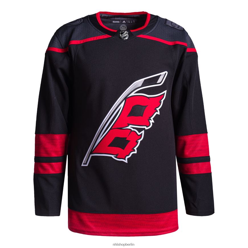 Männer NHL Carolina Hurricanes adidas Schwarz Alternative Primegreen Authentic Pro Trikot Kleidung BF680T265