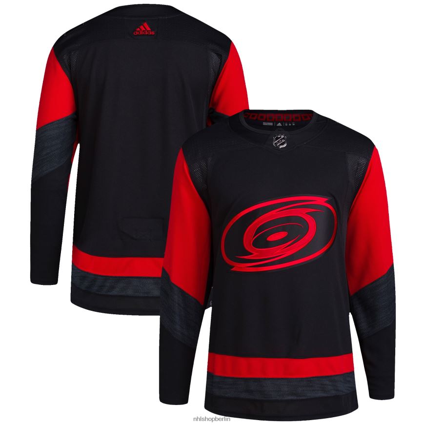 Männer NHL Carolina Hurricanes adidas schwarzes 2023 Stadium Series Primegreen authentisches Trikot Kleidung BF680T349