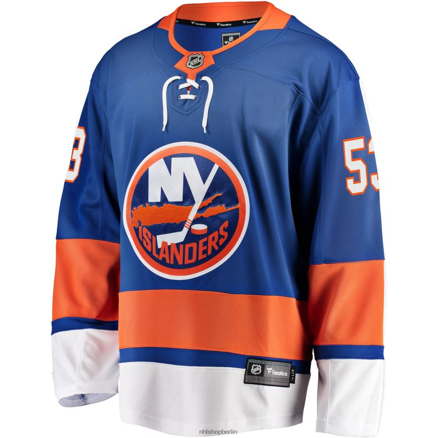 Männer NHL Casey Cizikas Fanatics-Trikot der New York Islanders mit königlichem Breakaway-Spieler-Trikot Kleidung BF680T1525