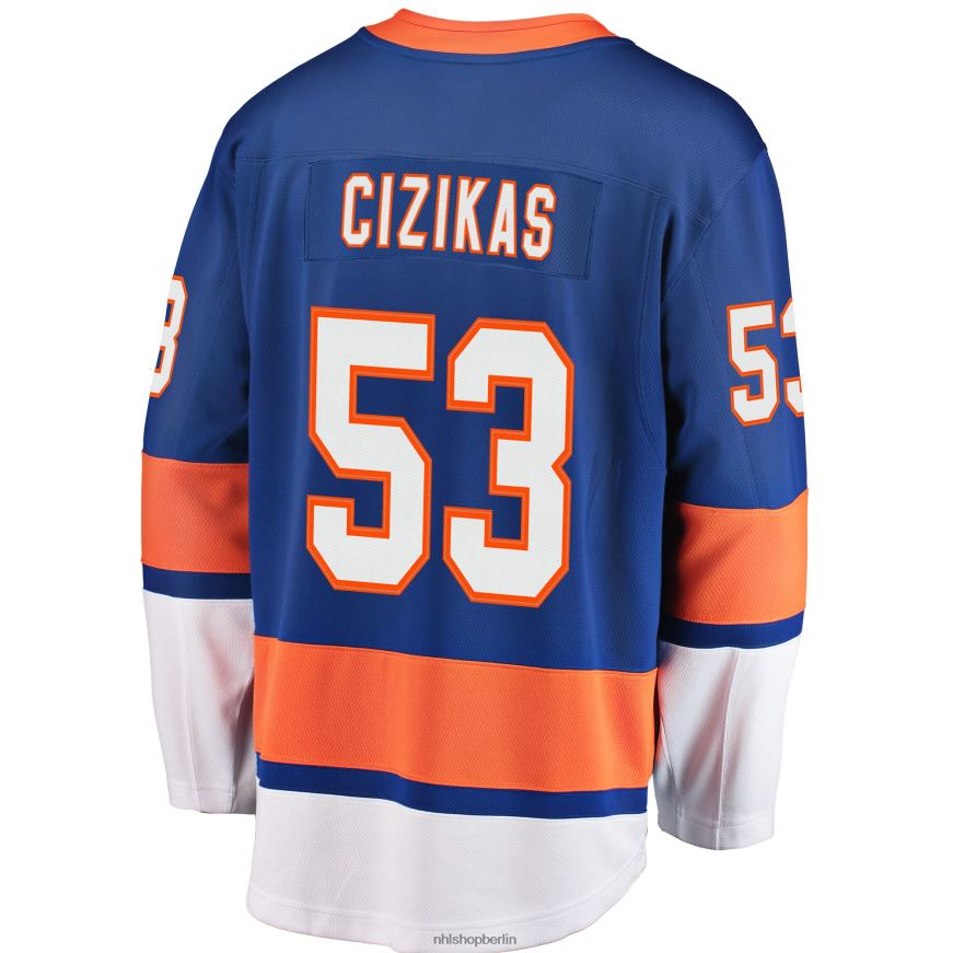 Männer NHL Casey Cizikas Fanatics-Trikot der New York Islanders mit königlichem Breakaway-Spieler-Trikot Kleidung BF680T1525