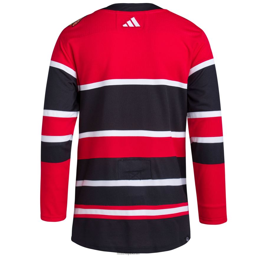 Männer NHL Chicago Blackhawks adidas Red Reverse Retro 20 authentisches leeres Trikot Kleidung BF680T485