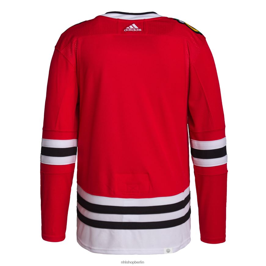 Männer NHL Chicago Blackhawks adidas rotes Home-Primegreen-Authentisches Pro-Trikot Kleidung BF680T958