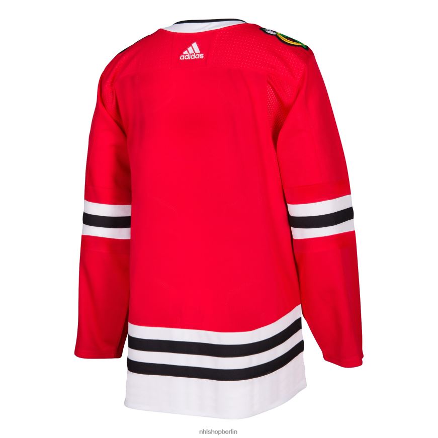 Männer NHL Chicago Blackhawks adidas rotes authentisches Blanko-Heimtrikot Kleidung BF680T1422