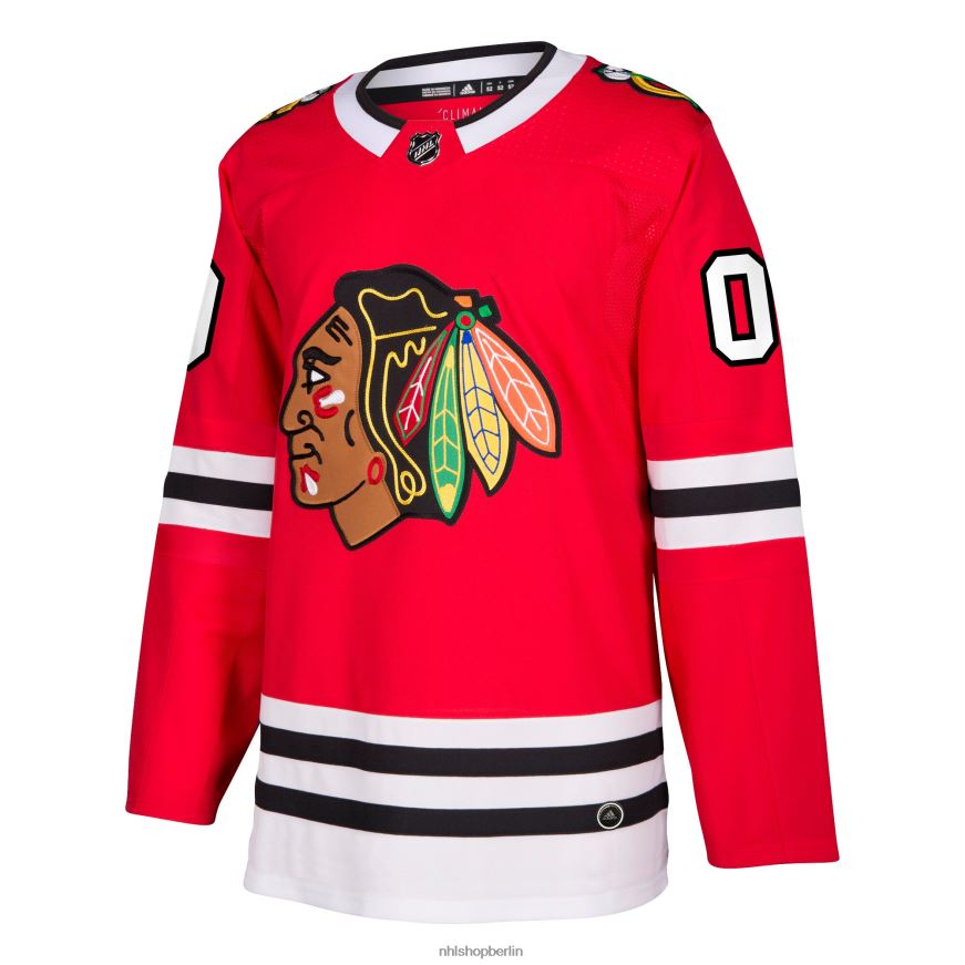 Männer NHL Chicago Blackhawks adidas rotes authentisches individuelles Trikot Kleidung BF680T1974